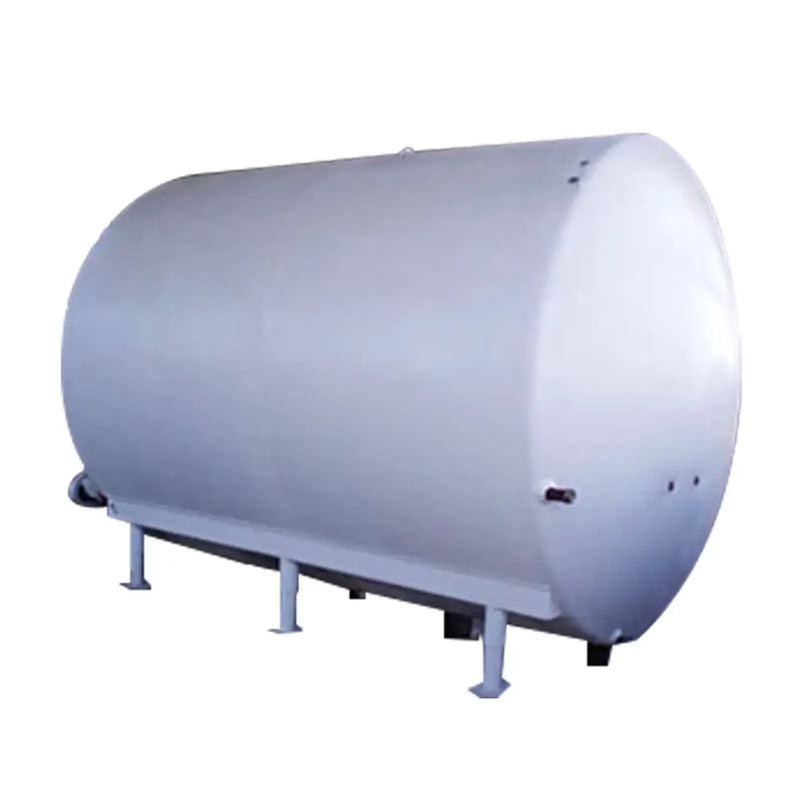Tanque con camisa horizontal de acero inoxidable: 3500 galones