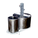 Tanque Doble de Acero Inoxidable con Mezclador - 88.4 Galones