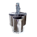 Tanque Doble de Acero Inoxidable con Mezclador - 88.4 Galones
