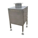 Tanque de carcasa única de acero inoxidable, 60 galones