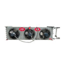Serpentín evaporador de amoníaco Vilter LPX 15 83 1/3 XA HGP - 4,47 TR, 3 ventiladores (baja temperatura)