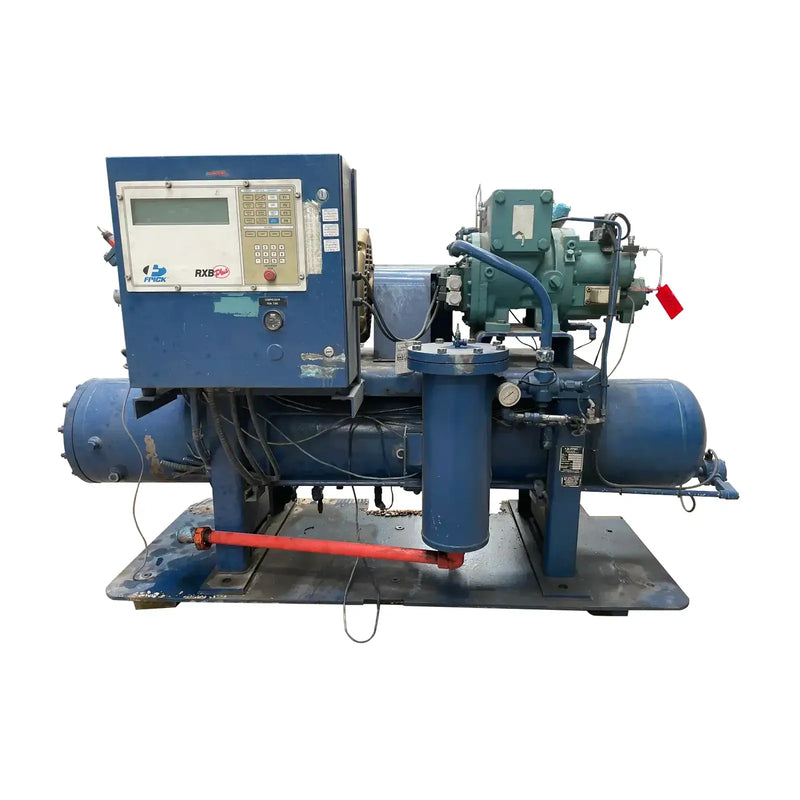 Frick RXB-50 Rotary Screw Compressor Package (Frick XJS120S, 125 HP 460 V, Micro Control Panel)