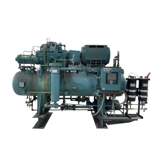 Paquete de compresor de tornillo rotativo Frick RWBII 177H (Frick TDSH233S, 450 HP 460 V, panel de control micro)