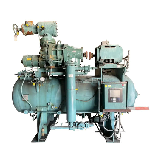 Paquete de compresor de tornillo rotativo Frick RWBII 316B (Frick TDSH283S, 200 HP 230/460 V, panel de control micro)