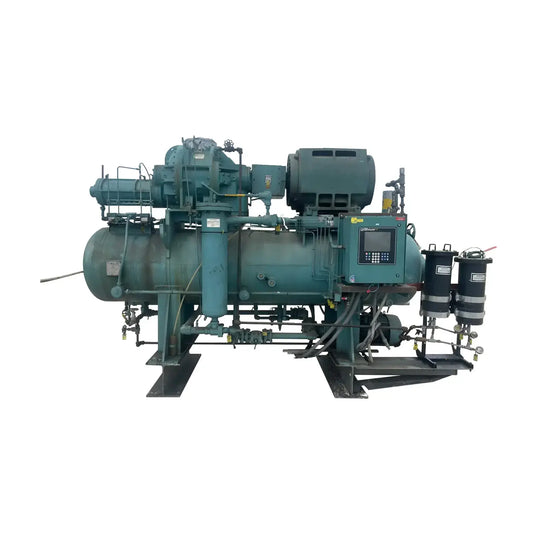 Paquete de compresor de tornillo rotativo Frick RWBII 177H (Frick TDSH233S, 450 HP 460 V, panel de control micro)