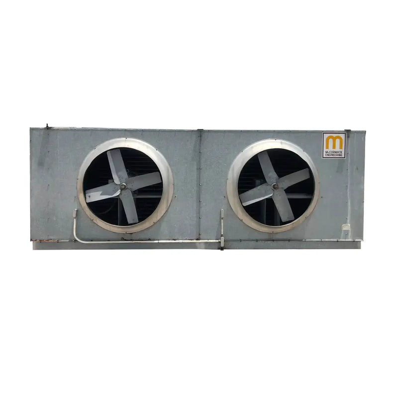 Serpentín evaporador de amoníaco/freón McCormack Manufacturing Co. 7AAHG64MGTA10 - 18,75 TR, 2 ventiladores (baja temperatura)
