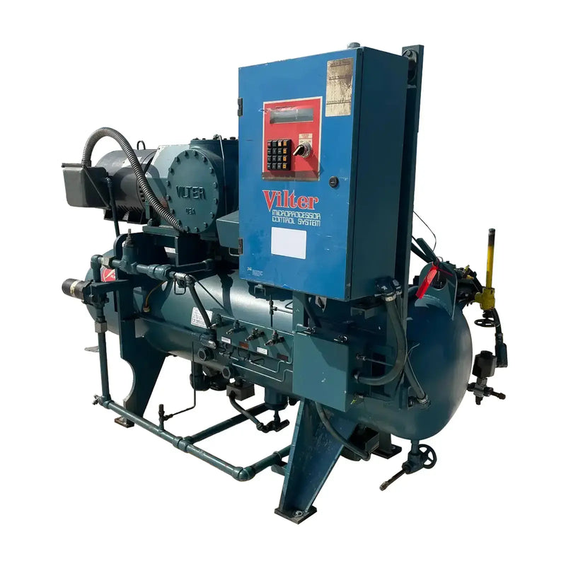 Paquete de compresor de tornillo rotativo Vilter V2A022E02RIVSSCN (Vilter V2A022E02RIVSSCN, 40 HP 230/460 V, panel de control micro)