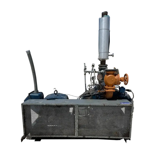 Vilter 456 6-Cylinder Reciprocating Compressor Package (100 HP 230/460 V, Belt Driven)