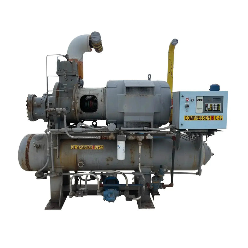 FES 16S Rotary Screw Compressor Package (Kobe KS16SGB, 200 HP 230 V)