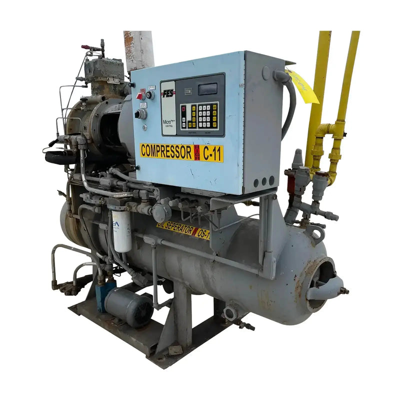 FES 12S Rotary Screw Compressor Package (Kobe KS12SGB, 100 HP 230 V)