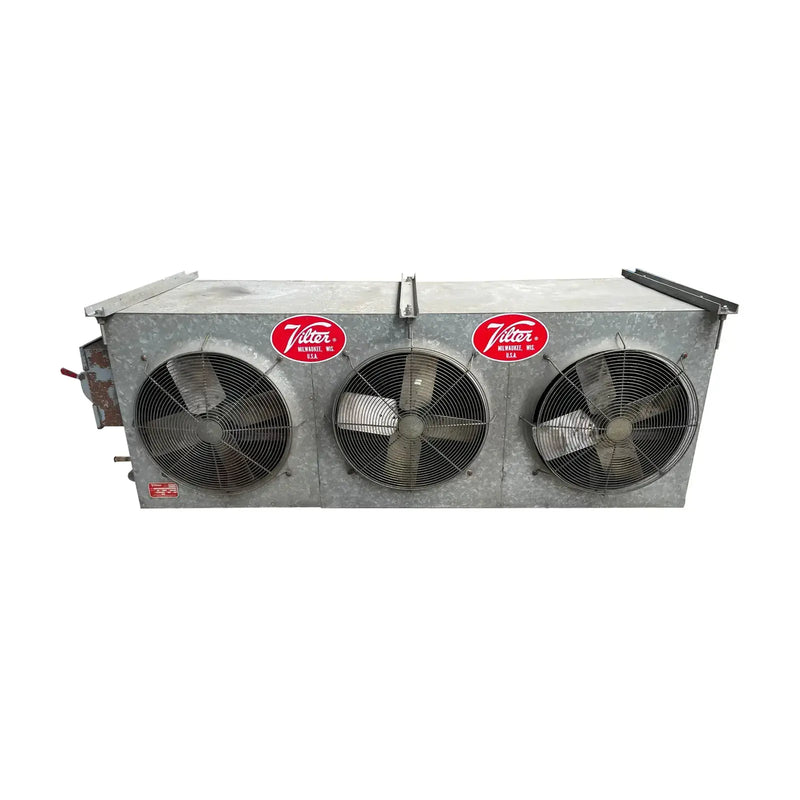 Bobina evaporadora de amoníaco Vilter SC 24-84-3/4-RA-HGC - 15 TR, 3 ventiladores (baja temperatura)