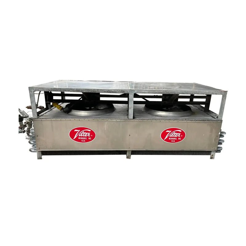 Bobina evaporadora de amoníaco Vilter UF 21-64-1-2-XA-HGC - 9 TR, 2 ventiladores (baja temperatura)