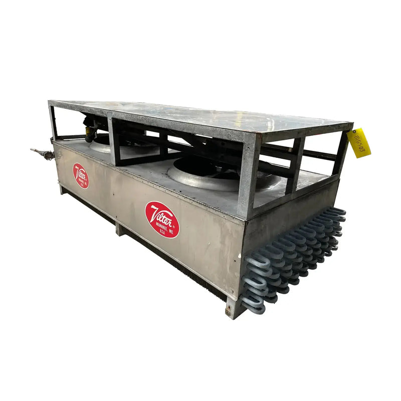 Bobina evaporadora de amoníaco Vilter UF 21-64-1-2-XA-HGC - 9 TR, 2 ventiladores (baja temperatura)