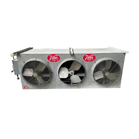Serpentín evaporador de amoníaco Vilter SC-24-64-1/2-RA-HGF - 7,55 TR, 3 ventiladores (baja temperatura)