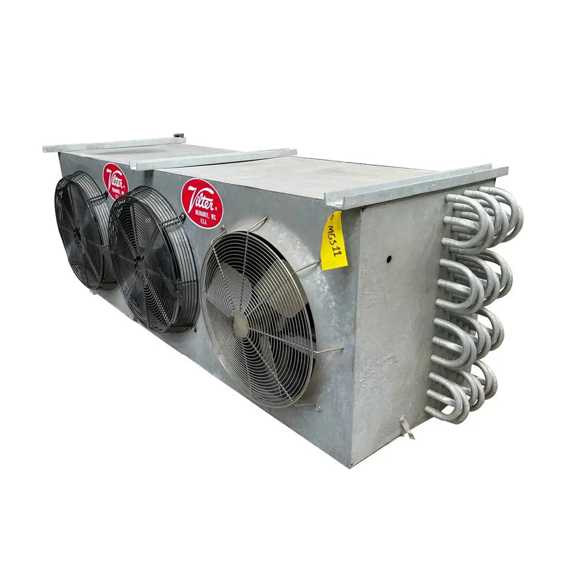 Bobina evaporadora de amoníaco Vilter SC 24-64-1/2-RA-HGC - 11 TR, 3 ventiladores (baja temperatura)
