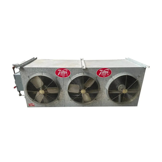 Serpentín evaporador de amoníaco Vilter SC-24-64-1/2-RA-HGF - 7,55 TR, 3 ventiladores (baja temperatura)