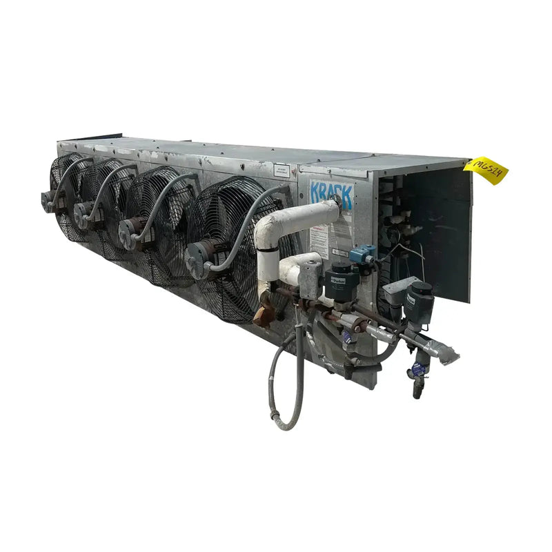 Krack DT4S-925-DXA-HGC-LH Ammonia Evaporator Coil- 6.48 TR, 4 Fans (Low/Medium Temperature)