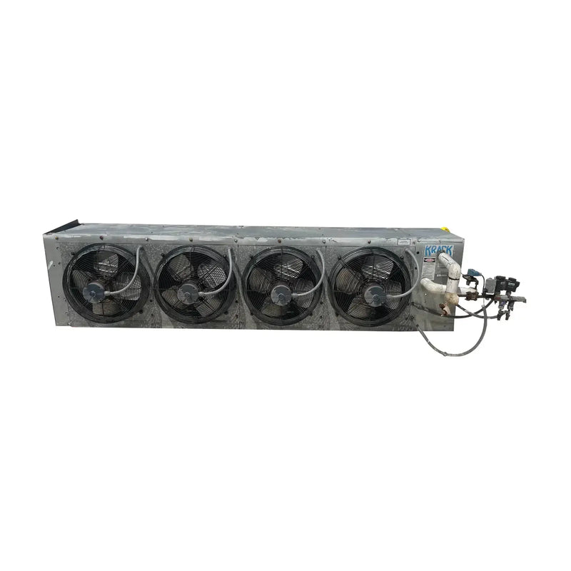 Krack DT4S-925-DXA-HGC-LH Ammonia Evaporator Coil- 6.48 TR, 4 Fans (Low/Medium Temperature)