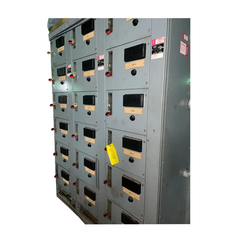 Square D Company 3 Section Motor Control Center (600 Amp, 60 Hz, 3 Ph)