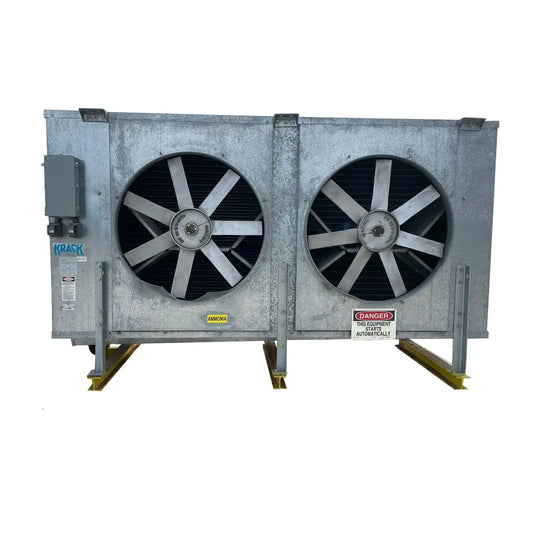 Krack PCS2L-5310-4-5-RBA-HGU-LH Ammonia Evaporator Coil- 28.17 TR, 2 Fans (Medium Temperature)
