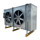 Serpentín evaporador de amoníaco Krack PCS2L-5310-4-5-RBA-HGU-LH - 28,17 TR, 2 ventiladores (temperatura media)