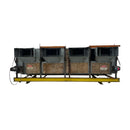 Bobina evaporadora de amoníaco Rigidbilt C636-103RAHC - 4 ventiladores (baja temperatura)