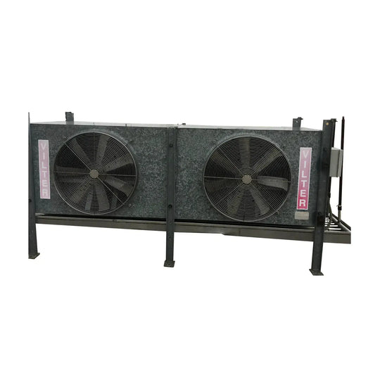 Serpentín evaporador de amoníaco/freón Vilter HP-28-63-1-RA-HGR - 8,67 TR, 2 ventiladores (baja temperatura)