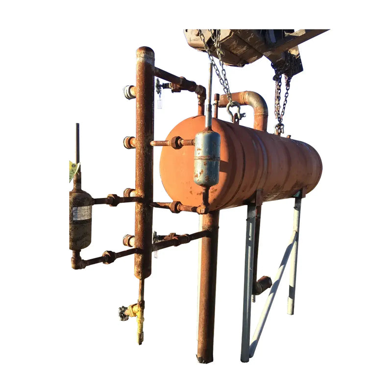 Industrial Service Fabricators Horizontal Ammonia Receiver ( 25in. X 79in. 168 Gallons)