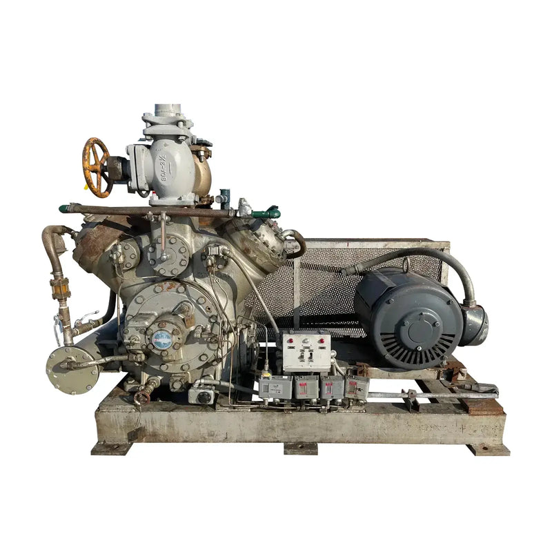 Paquete de compresor alternativo Mycom N4B de 4 cilindros (75 HP 230/460 V, accionado por correa)