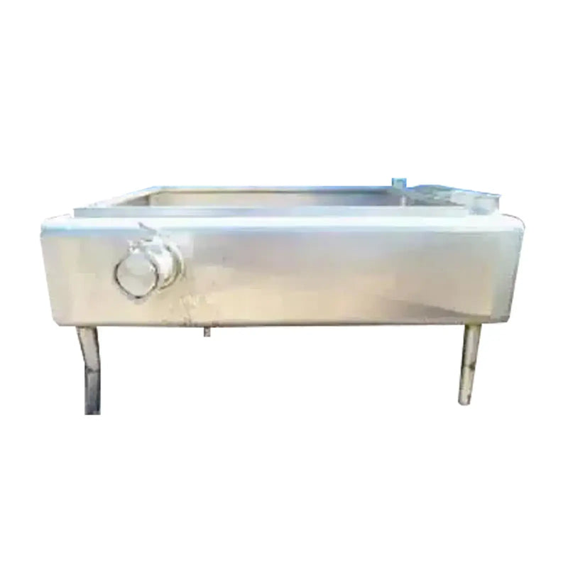 Tanque de equilibrio rectangular de acero inoxidable - 120 galones