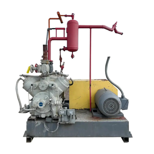 Mycom N4WB 4-Cylinder Reciprocating Compressor Package (60 HP 230/460 V, Belt Driven)