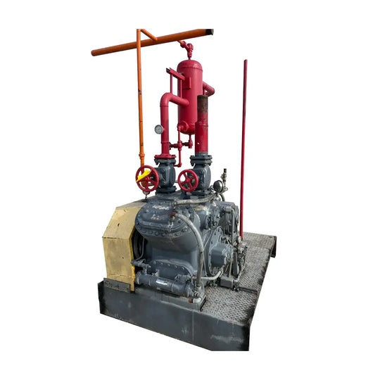 Mycom N4WB 4-Cylinder Reciprocating Compressor Package (60 HP 230/460 V, Belt Driven)