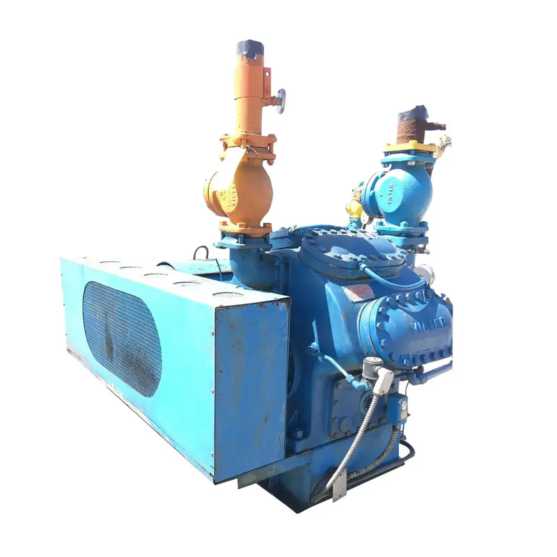 Vilter 448 8-Cylinder Reciprocating Compressor Package (100 HP 230/460 V, Belt Driven)