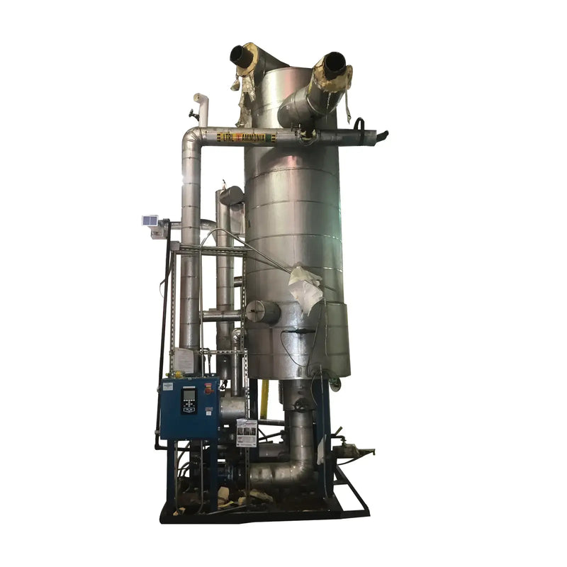 Recirculador de amoníaco vertical RVS (42 pulg. x 144 pulg., 1031 galones. (2) bombas de 3,4 HP.)