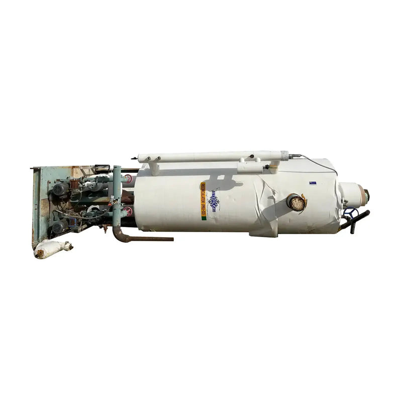 Recirculador de amoníaco vertical York International VRP-54 (54 pulgadas x 149,5 pulgadas, 1834 galones. (2) bombas de 3 HP.)