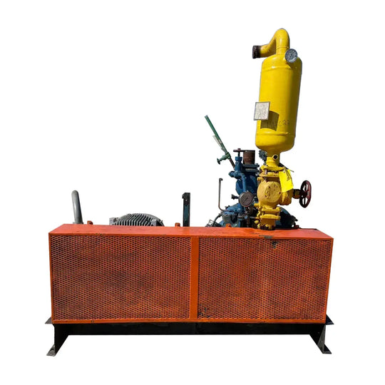 Vilter 448 8-Cylinder Reciprocating Compressor Package (100 HP 460 V, Belt Driven)