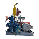 Vilter 448 8-Cylinder Reciprocating Compressor Package (100 HP 208-220/440 V, Belt Driven)