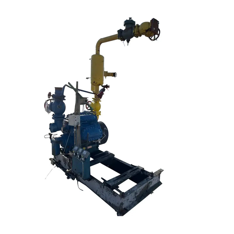Vilter 448 8-Cylinder Reciprocating Compressor Package (Belt Driven)