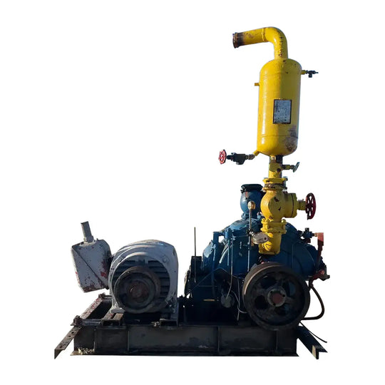 Vilter 448 8-Cylinder Reciprocating Compressor Package (100 HP 230/460 V, Belt Driven)