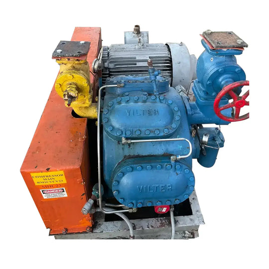 Vilter 448 8-Cylinder Reciprocating Compressor Package (Belt Driven)