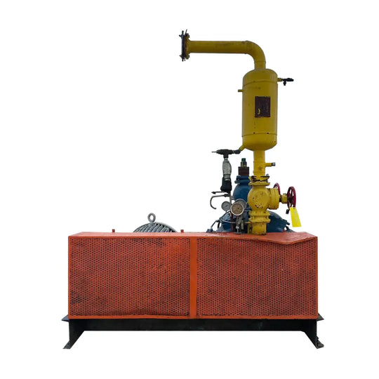 Vilter 438 8-Cylinder Reciprocating Compressor Package (100 HP 206/460 V, Belt Driven)