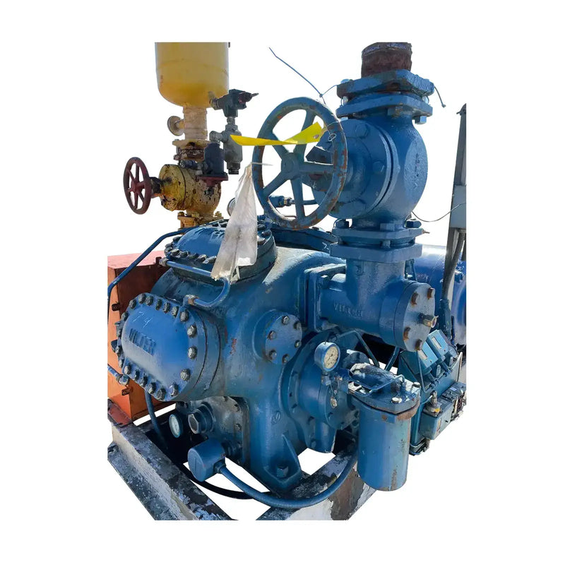 Paquete de compresor alternativo Vilter 448 de 8 cilindros (100 HP 208-220/440 V, accionado por correa)