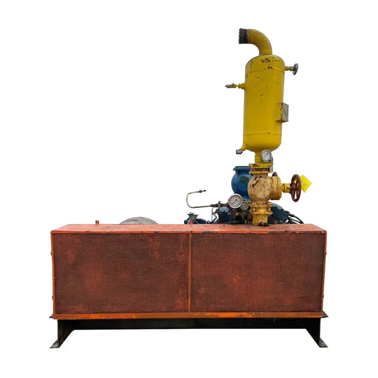 Paquete de compresor alternativo Vilter 448 de 8 cilindros (100 HP 208-220/440 V, accionado por correa)