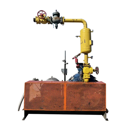 Vilter 448 8-Cylinder Reciprocating Compressor Package (100 HP 208-220/440 V, Belt Driven)