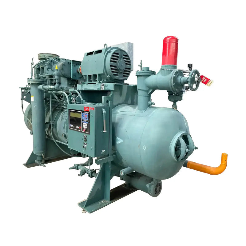 Paquete de compresor de tornillo rotativo Frick RDB 399B (Frick TDSL283L, 300 HP 460 V, panel de control micro)