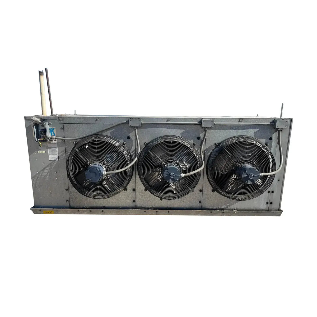 Krack DTX3S-760-DXA-HGC-LH Ammonia Evaporator Coil- 5.29 TR, 3 Fans (L
