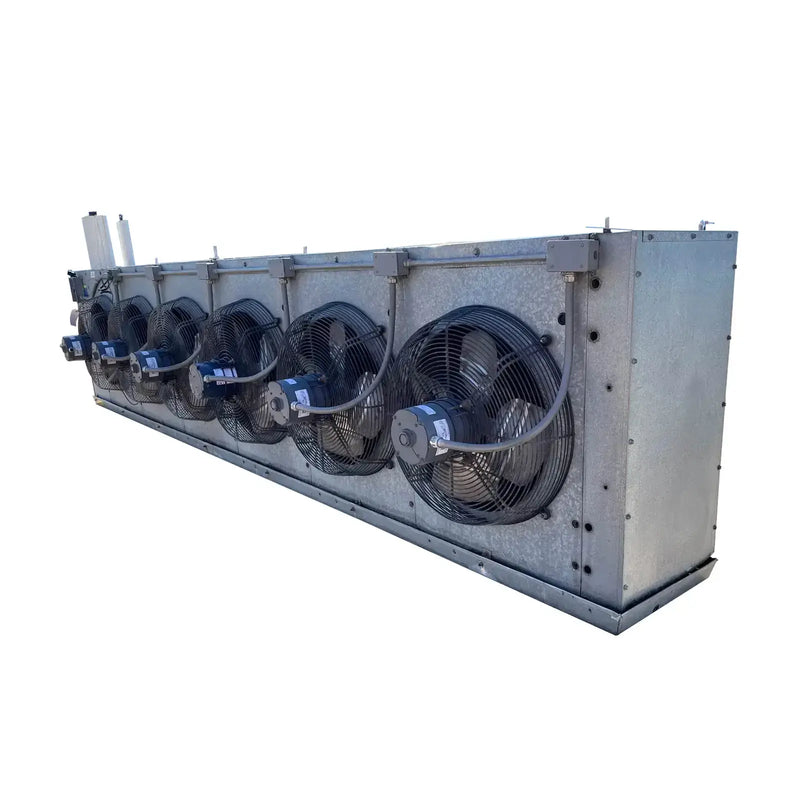 Krack DTX6S-1530-DXA-HGC-LH Ammonia Evaporator Coil- 10.58 TR, 6 Fans (Low/Medium Temperature)