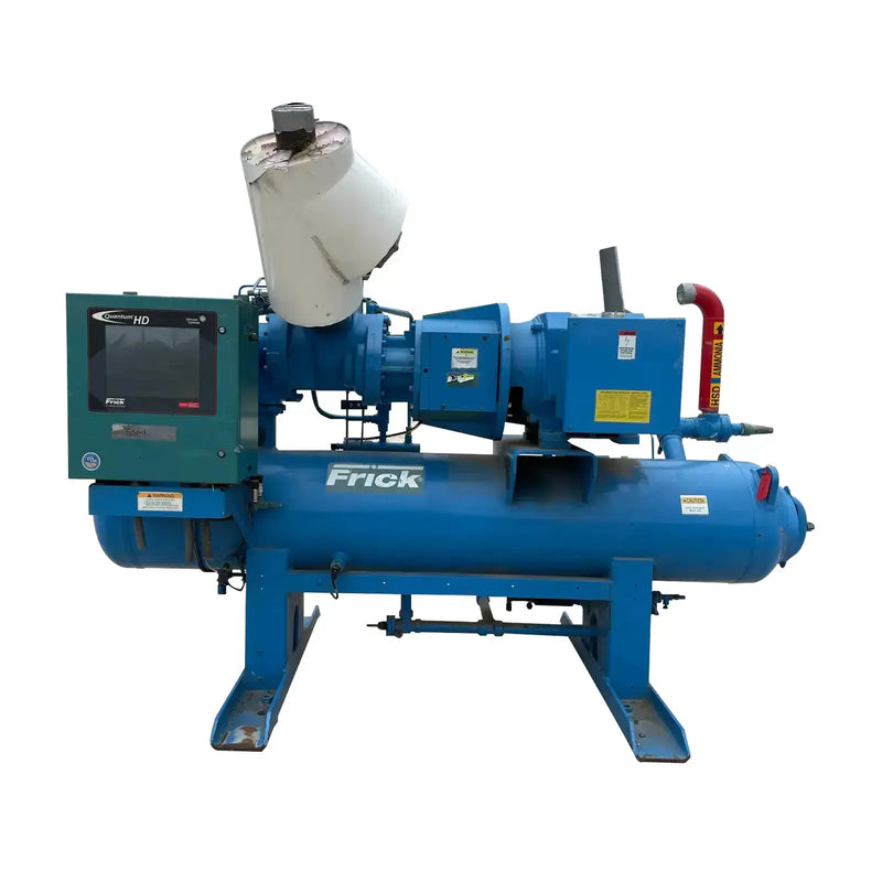 Frick Rotary Screw Compressor Package (Frick XJF, 125 HP 230/460 V, Micro Control Panel)