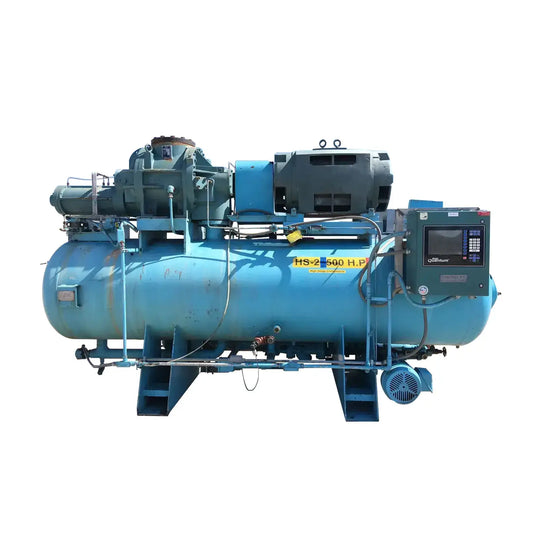 Paquete de compresor de tornillo rotativo Frick RWB-II-222 (Frick TDSH233L, 500 HP, 460 V, panel de control micro Frick)