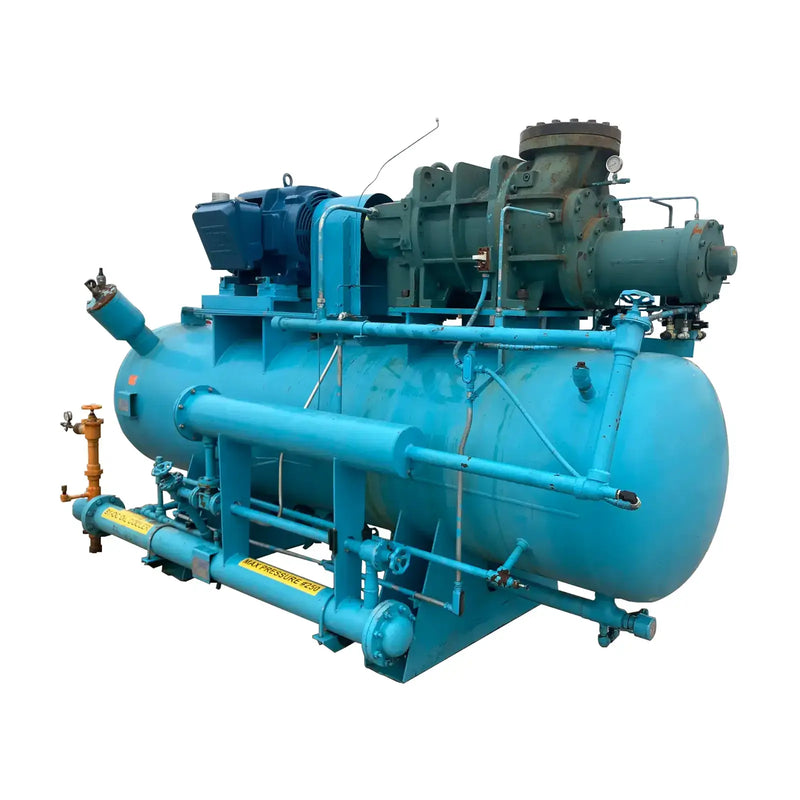 Frick Rotary Screw Compressor Package (MISSING SCREW, 250 HP 460 V, Frick Micro Control Panel)